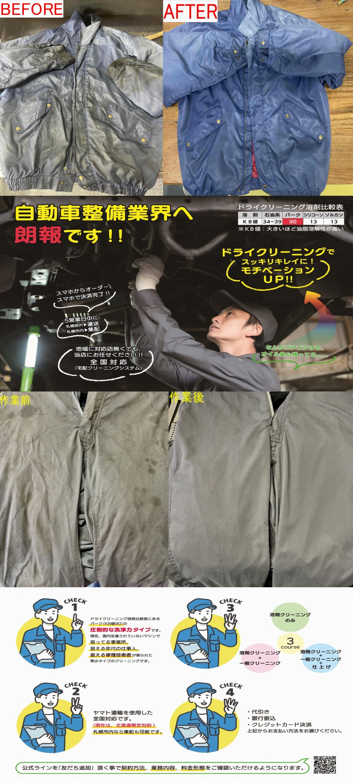特殊クリーニングについて (業界屈指の洗浄力)